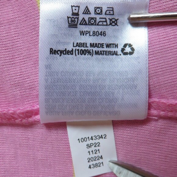 NEW Charter Club Womens Shirt Size M Pink 100% Supima Cotton Short Sleeves - Picture 9 of 9